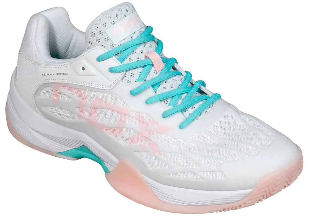 TENIS NOX AT10 LUX BLANCO/PURPURA