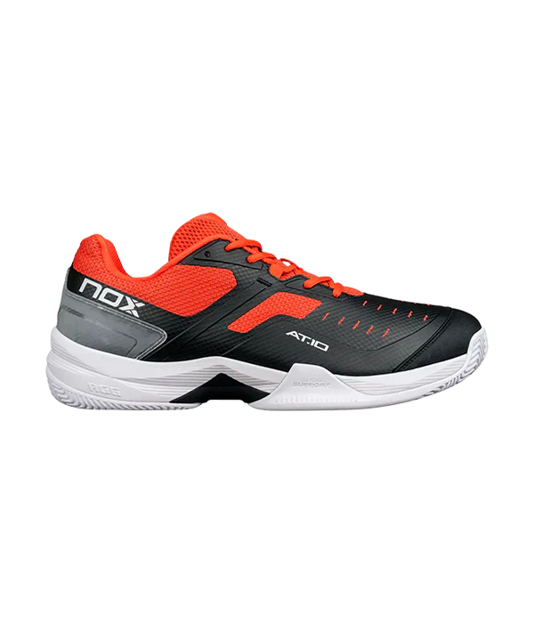 TENIS NOX AT10 PRO NEGRO/ROJO