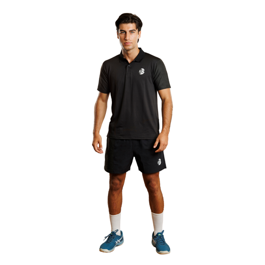 Playera Polo Drygame Negra