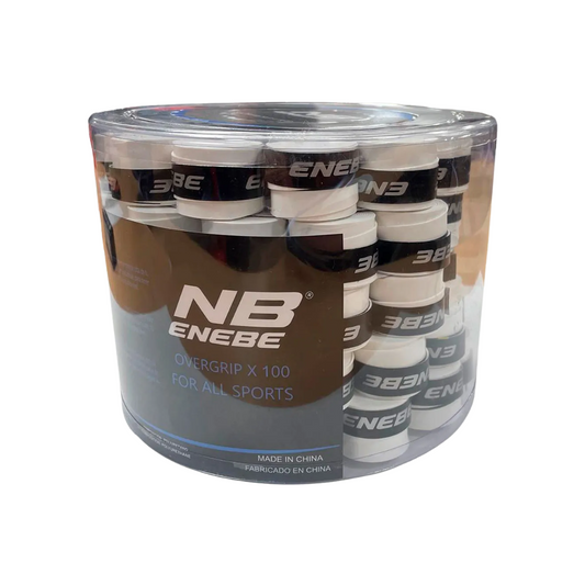 Tambor Overgrips Enebe Lisos Blancos (Pack x100)