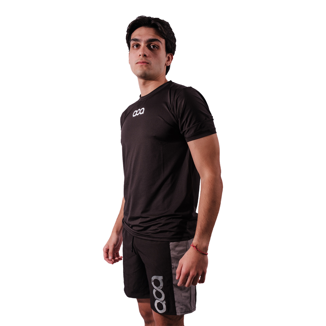 Playera Aca Poliéster Negro