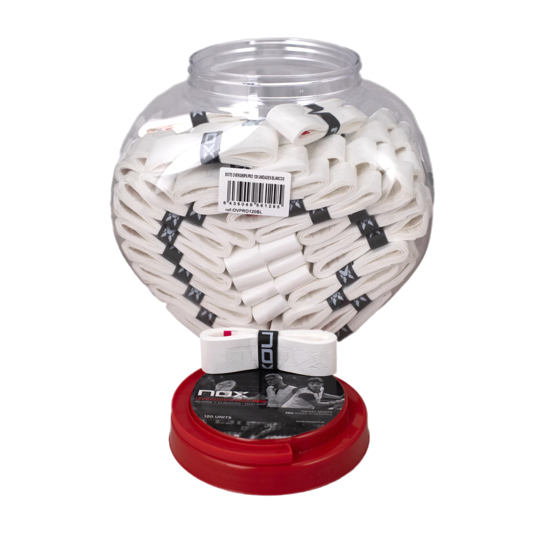 Tambor Overgrips NOX Pro Liso Blanco (x120)
