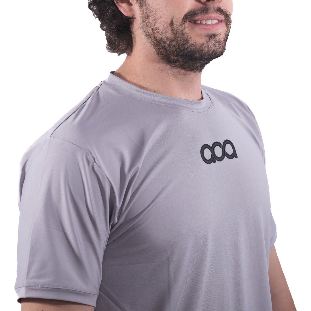 Playera Aca Poliéster Gris