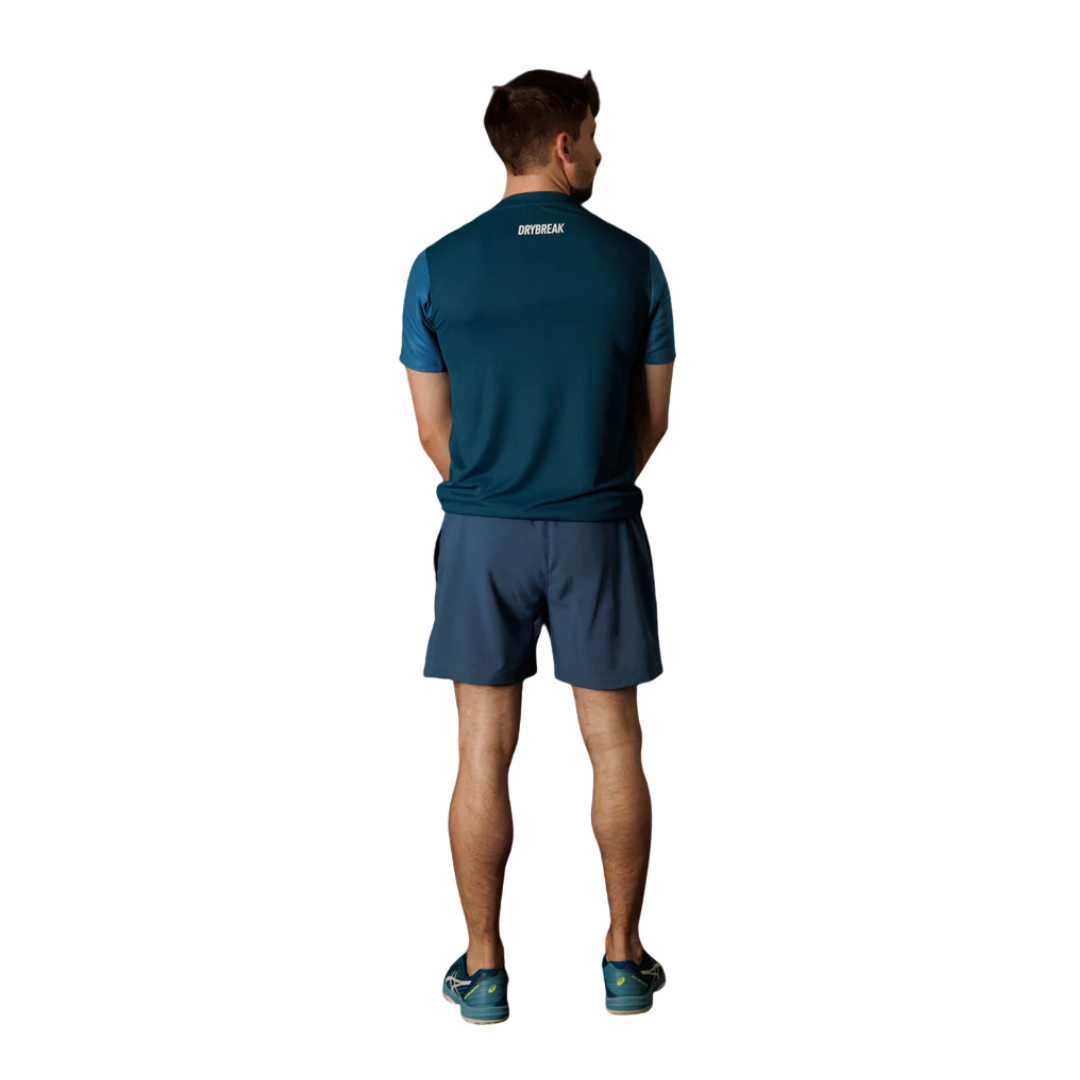 Playera Drybreak Dryplay Clásica Azul
