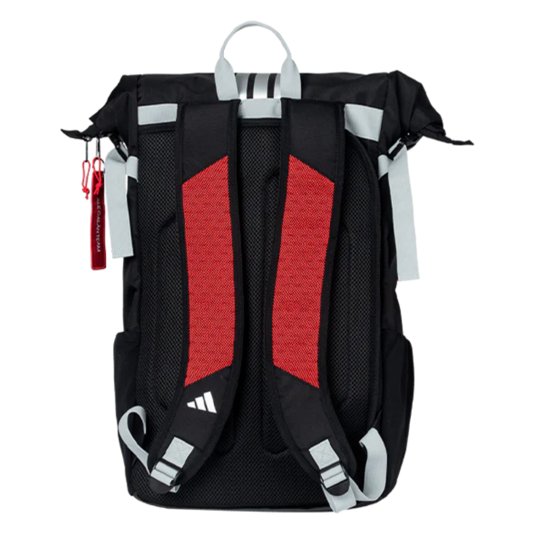 Mochila Adidas Multigame Negro/Rojo Ale Galan 3.4 2025