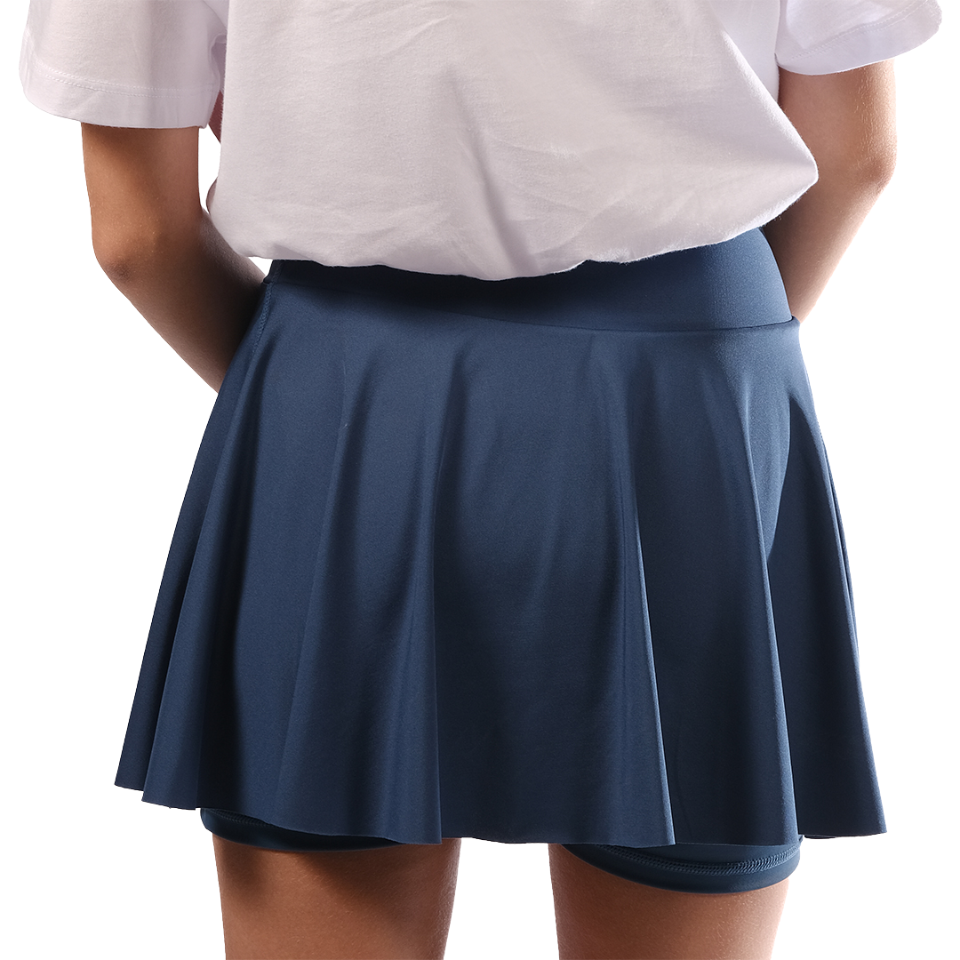 Falda Aca Tradicional Azul