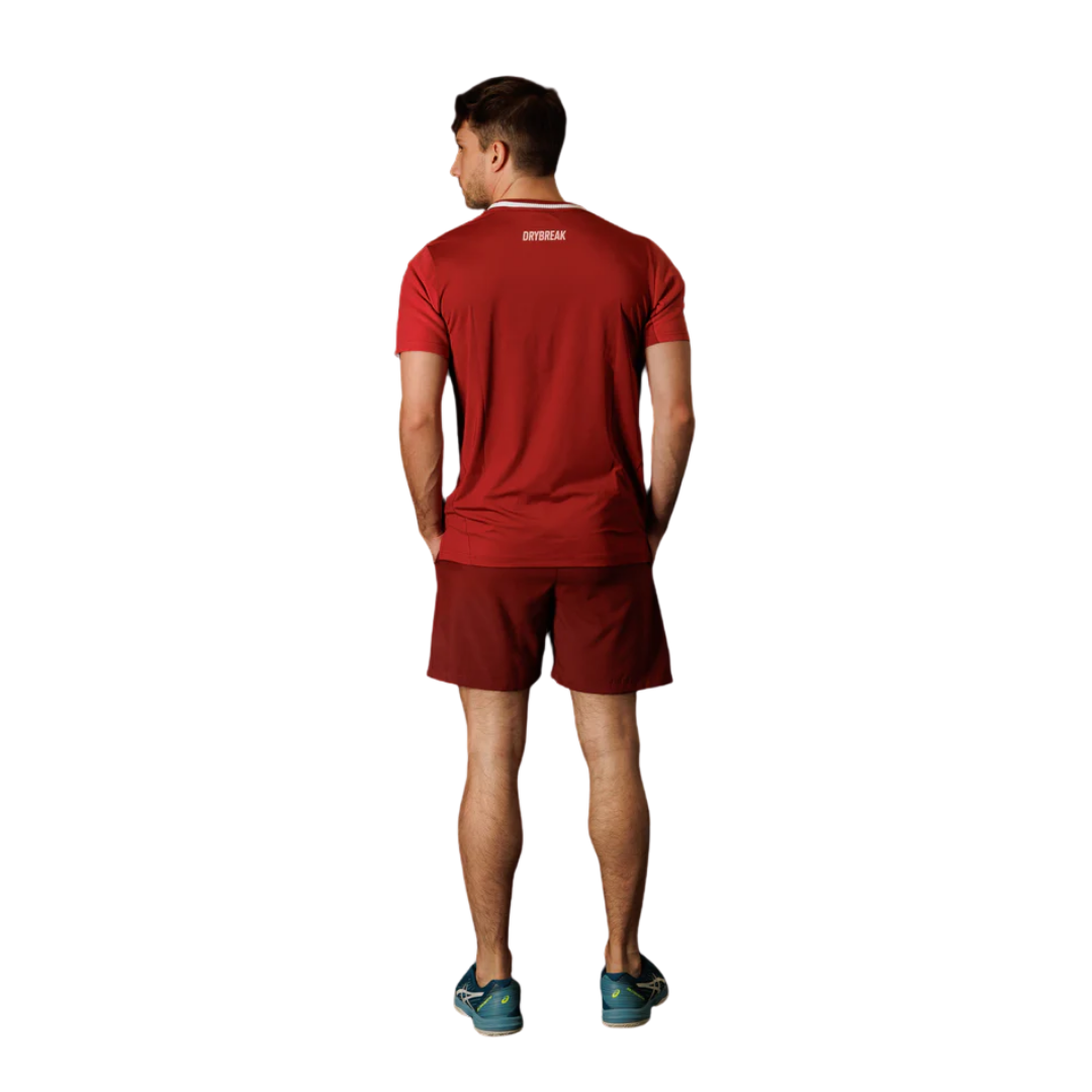 Playera Drybreak Advance Dryplay Vino