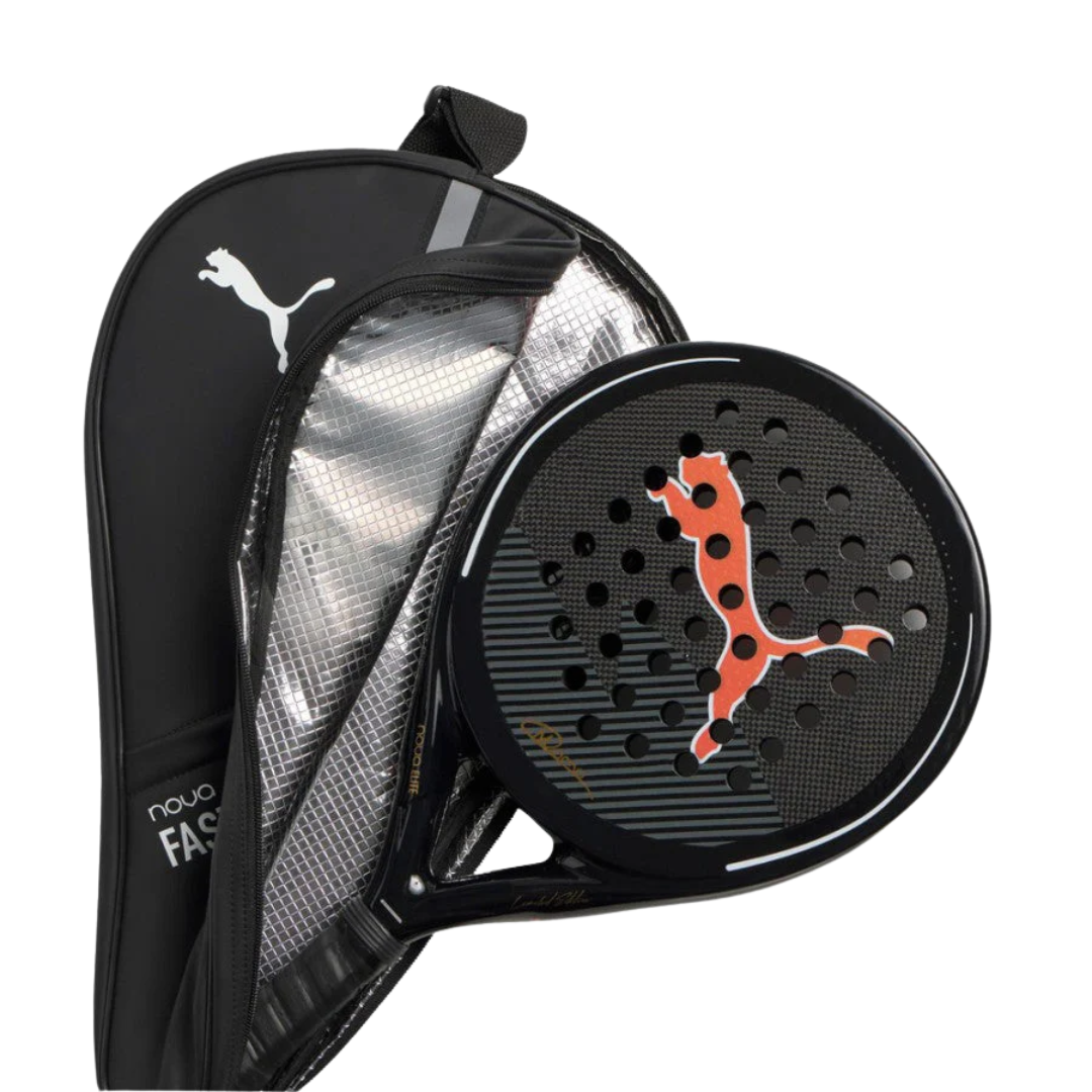 Pala Puma Nova Elite 2025 Momo Gonzalez Negro/Naranja