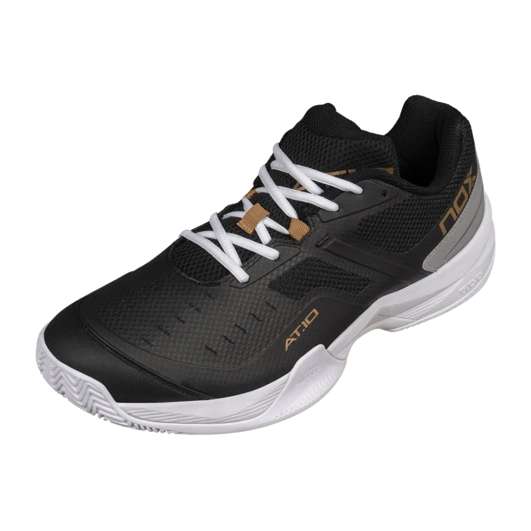 Tenis Nox AT10 Pro Negro/Dorado