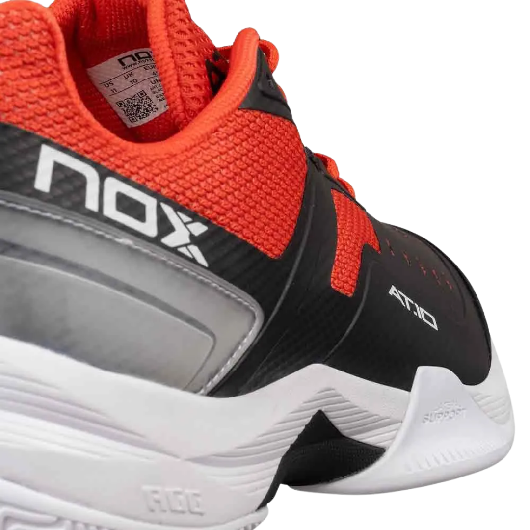 Tenis NOX AT10 PRO Negro/Rojo
