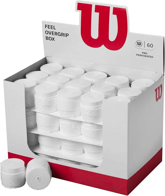 WILSON PACK 60 OVERGRIPS PRO BCO PERFORADO