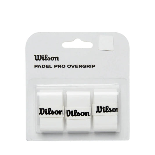 WILSON OVERGRIP PROFILE PADEL BLANCO LISO 3 PACK